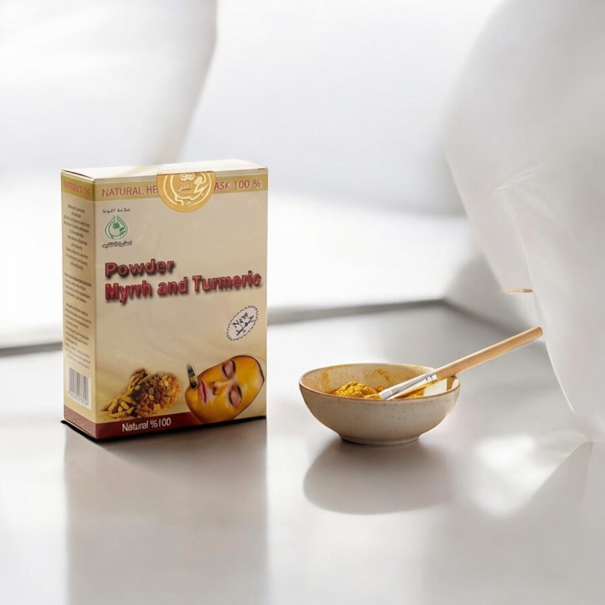 Turmeric and Myrrh Face Mask