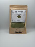 Bellanisa 100% Natural Sidr Powder Face and Body Mask, finely milled green powder from Yemen for deep cleansing and pore refining.