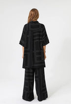 Summer Vibe Geometric Black