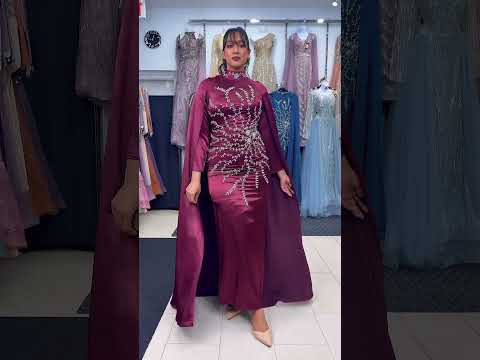 Ari Cape Dress Navy